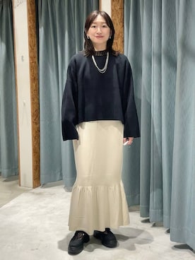 「アイテム（レッグウェア）」を使った、ばーいな。さん（レディース・161cm・40代）の秋コーディネート