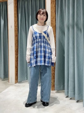 ばーいな。さん（レディース・161cm）の春コーディネート