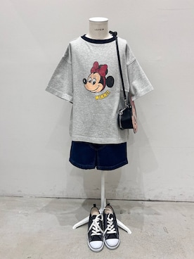 「LEPSIM（レプシィム）の【KIDS】アソートハーフパンツ　492998（その他パンツ）」を使った、ばーいな。さん（キッズ・120cm）の夏コーディネート