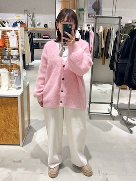 「アイテム（ネックレス、グレー系）」を使った、ばーいな。さん（レディース・161cm）の秋コーディネート