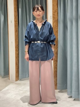 「アイテム（タンクトップ）」を使った、ばーいな。さん（レディース・161cm・40代）の夏コーディネート