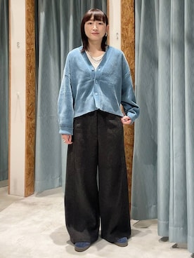 「アイテム（ネックレス）」を使った、ばーいな。さん（レディース・161cm・40代）の秋コーディネート