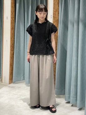「LEPSIM（レプシィム）のアイテム」を使った、ばーいな。さん（レディース・161cm）の夏コーディネート