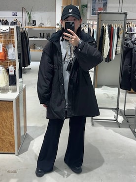 「アイテム（その他アウター）」を使った、ばーいな。さん（レディース・161cm・40代）の秋コーディネート