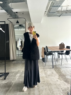 「リバーシブル」｜「アイテム（キャップ）」を使った、Juri.Hさん（レディース・165cm）の夏コーディネート