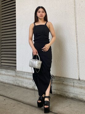 荒尾杏菜さん（レディース・148cm）の夏コーディネート