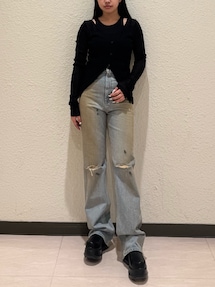 VEQUM】SHEER WAVING LAYER KNIT｜エモダ（EMODA）公式通販