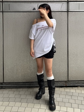 荒尾杏菜さん(レディース・148cm)の春コーディネート