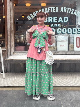 「アイテム（ワンピース/ドレス）」を使った、ひまさん（レディース・153cm）の夏コーディネート