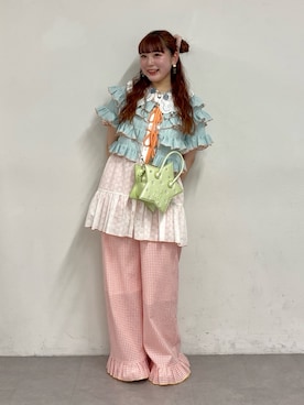 「HELLO.SANFRANCISCO（ハローサンフランシスコ）のアイテム」を使った、ひまさん（レディース・153cm）の夏コーディネート