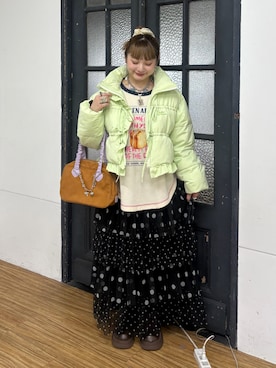 「ダウン」｜ひまさん（レディース・153cm）の秋コーディネート