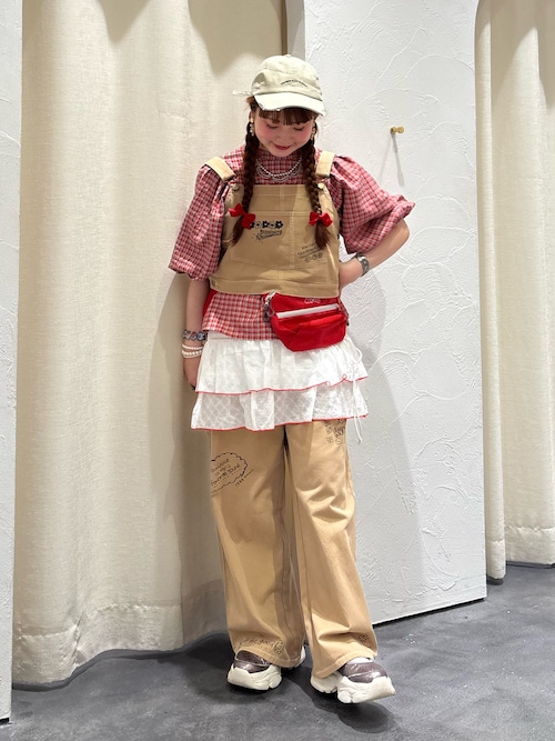【HELLO.SANFRANCISCO】マルチウェイ落書きサロペ