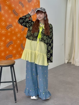 「HELLO.SANFRANCISCO（ハローサンフランシスコ）のアイテム」を使った、ひまさん（レディース・153cm）の夏コーディネート