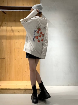 「レースアップシューズ」｜hIkarIさん（レディース・168cm）の秋コーディネート