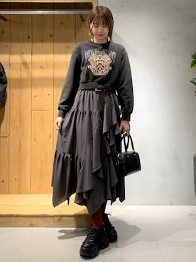 hIkarIさん(レディース・168cm)の冬コーディネート