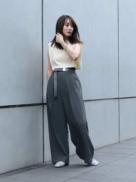 千葉さん(レディース・162cm)の夏コーディネート