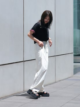 千葉さん(レディース・162cm)の夏コーディネート