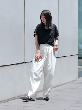 千葉さん（レディース・162cm）の夏コーディネート