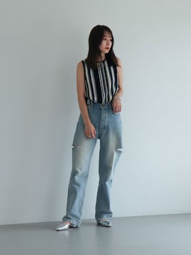 千葉さん(レディース・162cm)の夏コーディネート