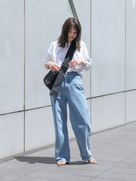 千葉さん(レディース・162cm)の春コーディネート