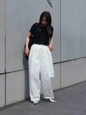 千葉さん（レディース・162cm）の夏コーディネート