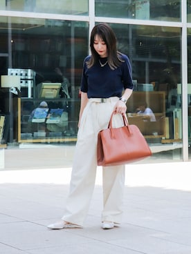 千葉さん（レディース・162cm）の春コーディネート