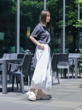 千葉さん（レディース・162cm）の春コーディネート