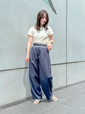 千葉さん（レディース・162cm）の夏コーディネート