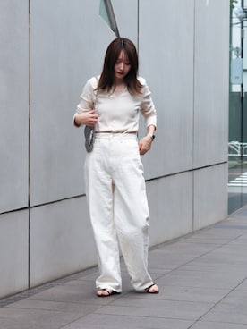 千葉さん（レディース・162cm）の夏コーディネート