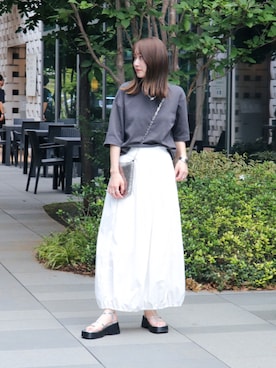 千葉さん（レディース・162cm）の夏コーディネート