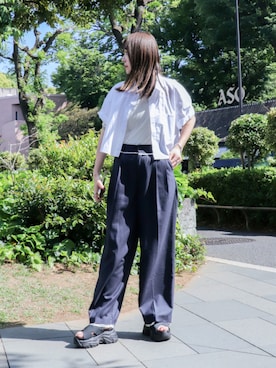 千葉さん（レディース・162cm）の春コーディネート
