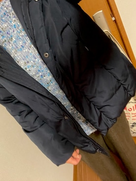 「DAISO（DAISO）のアイテム（バッグ）」を使った、konomiiさん（レディース・153cm）の冬コーディネート