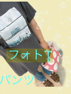 「AEON STYLE（イオンスタイル）のアイテム（パンツ）」を使った、konomiiさん（レディース・153cm）の夏コーディネート