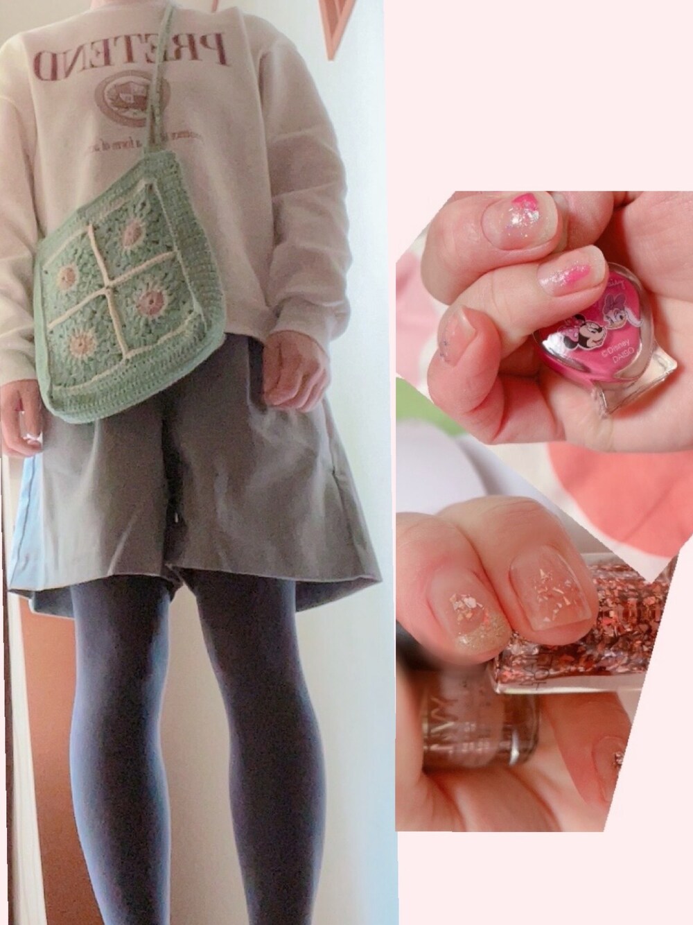 「プチプラ、春服コーデ、グレー、ラフコーデ、いいね、save、フォローお願いします🤑、スウェット」｜「Honeysのアイテム（パンツ、グレー系）」を使った、konomiiさん（レディース・153cm）の春コーディネートの1枚目の写真