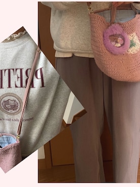 「アイテム（PC・スマホグッズ/家電）」を使った、konomiiさん（レディース・153cm）の秋コーディネート