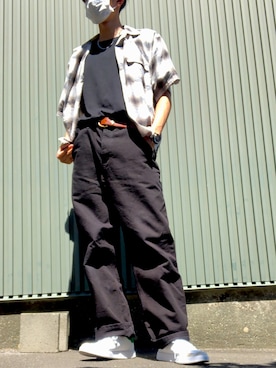 「ラコステ」｜「アイテム（アクセサリー）」を使った、Hiiragiさん（メンズ・180cm）の夏コーディネート