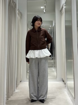 「季節の変わり目羽織コーデ」｜manaさん（レディース・159cm）の秋コーディネート