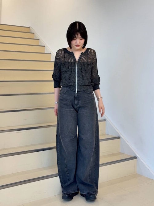 セール】『一部WEB限定カラー』クルーネックラメメッシュ