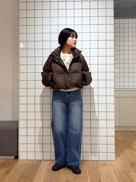 manaさん（レディース・159cm）の冬コーディネート
