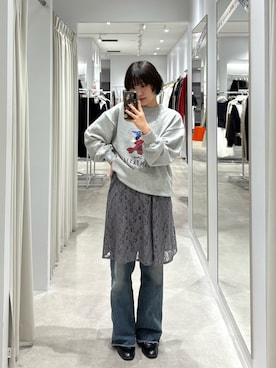 「SENSEOFPLACE」｜manaさん（レディース・159cm）の冬コーディネート