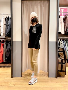 「AVIREX（アヴィレックス）のアイテム（その他）」を使った、tomocoroさん（レディース・166cm）の夏コーディネート