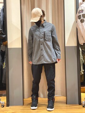 「AVIREX（アヴィレックス）のアイテム（その他）」を使った、tomocoroさん（レディース・166cm）の夏コーディネート