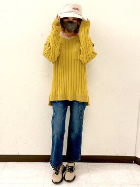 「AVIREX（アヴィレックス）のアイテム（その他）」を使った、tomocoroさん（レディース・166cm）の秋コーディネート