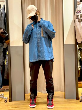 「AVIREX（アヴィレックス）のアイテム（その他）」を使った、tomocoroさん（レディース・166cm）の夏コーディネート