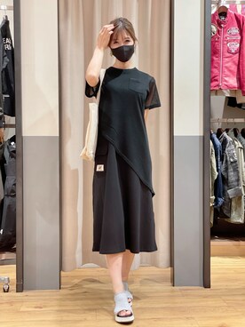 「AVIREX（アヴィレックス）のアイテム（その他）」を使った、tomocoroさん（レディース・166cm）の夏コーディネート