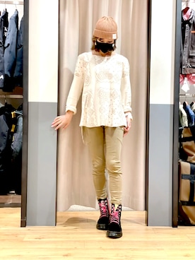「AVIREX（アヴィレックス）のアイテム（その他）」を使った、tomocoroさん（レディース・166cm）の夏コーディネート