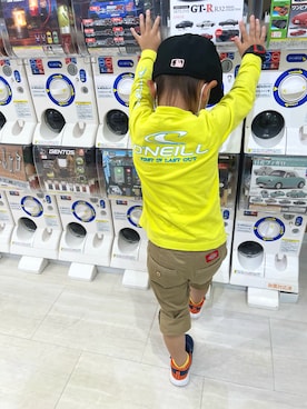 「O'NEILL（オニール）のアイテム」を使った、manaさん（キッズ・110cm）の春コーディネート
