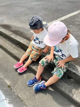 manaさん（キッズ・110cm）の夏コーディネート