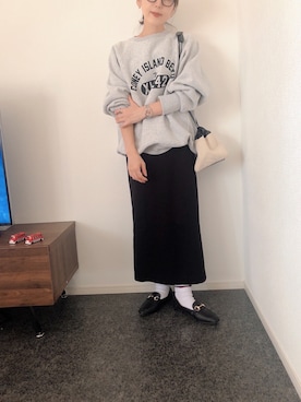 「JIL SANDER（ジルサンダー）のDRAWSTRING SM CROSSBODY（ショルダーバッグ）」を使った、massssさん（レディース・152cm）の春コーディネート