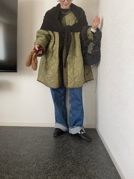 「アイテム（手袋）」を使った、massssさん（レディース・152cm）の冬コーディネート